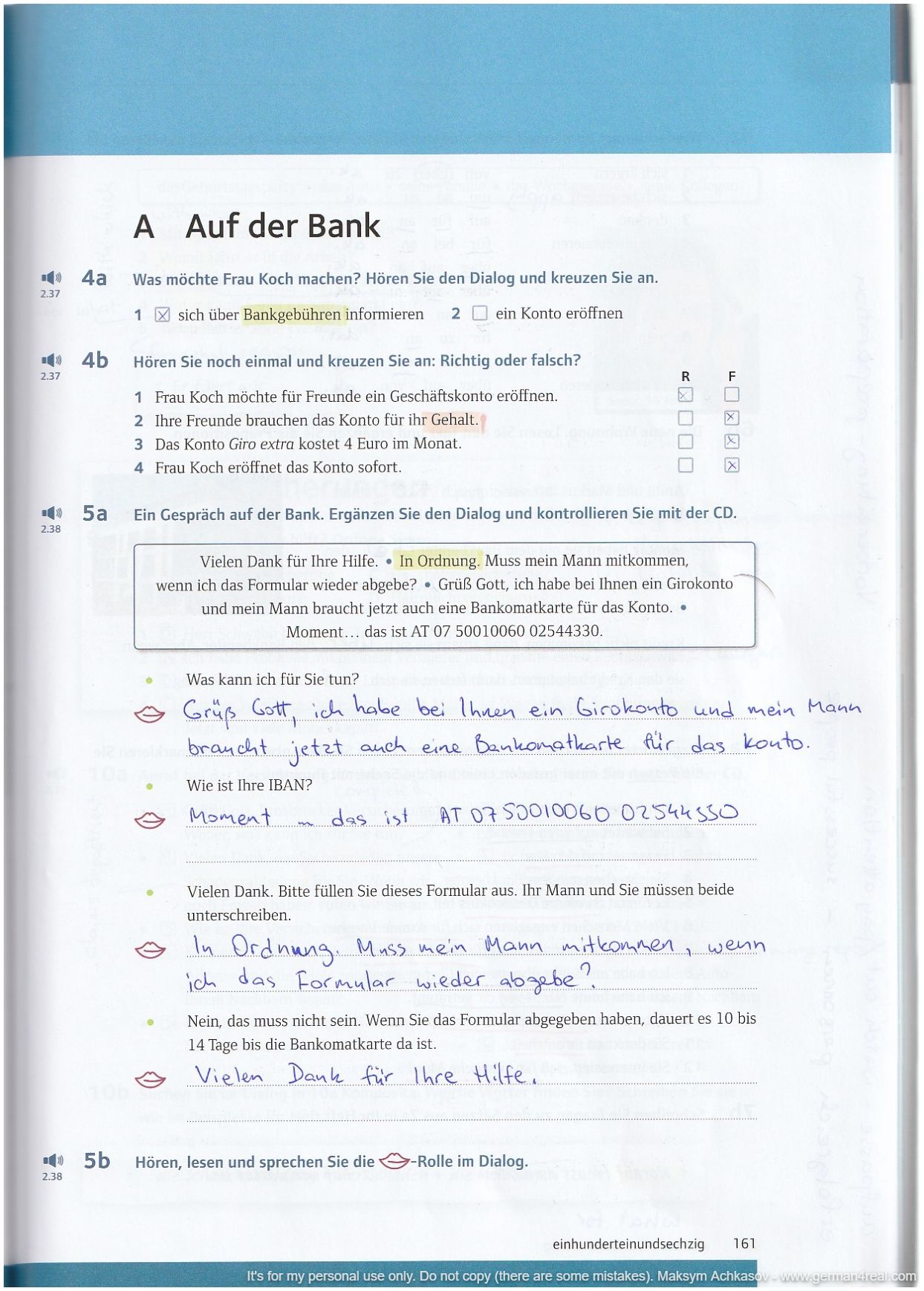 Pluspunkt A2 (Kursbuch) -  page 161