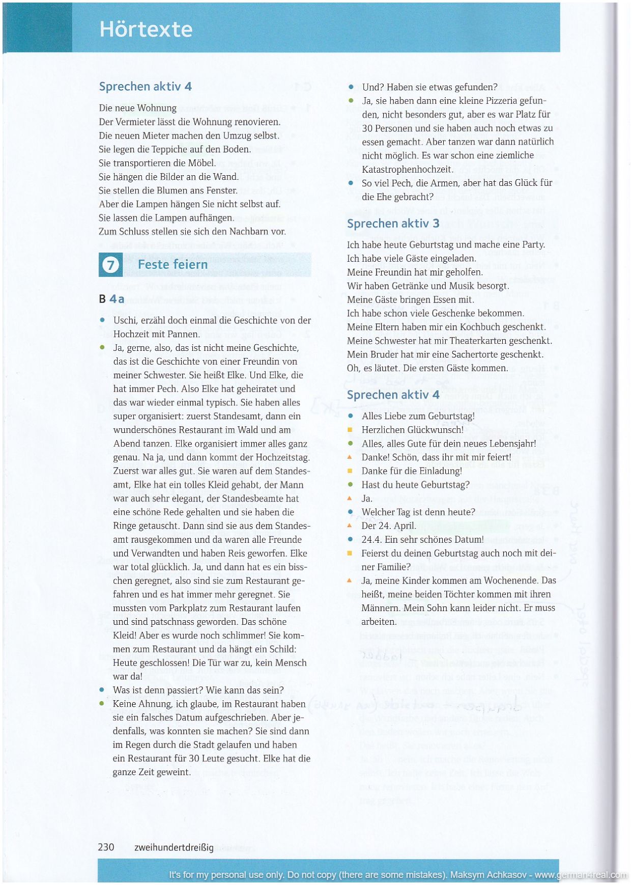 Pluspunkt A2 (Kursbuch) - page 230